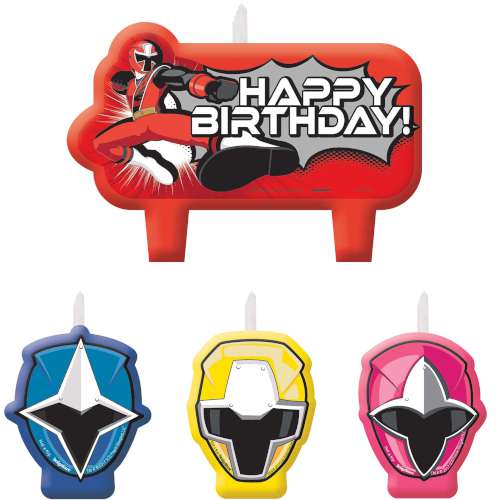 Power Rangers Candle Set - Click Image to Close